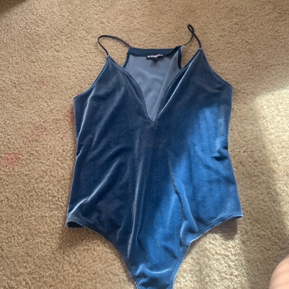 EXPRESS- Velvet Body Suit